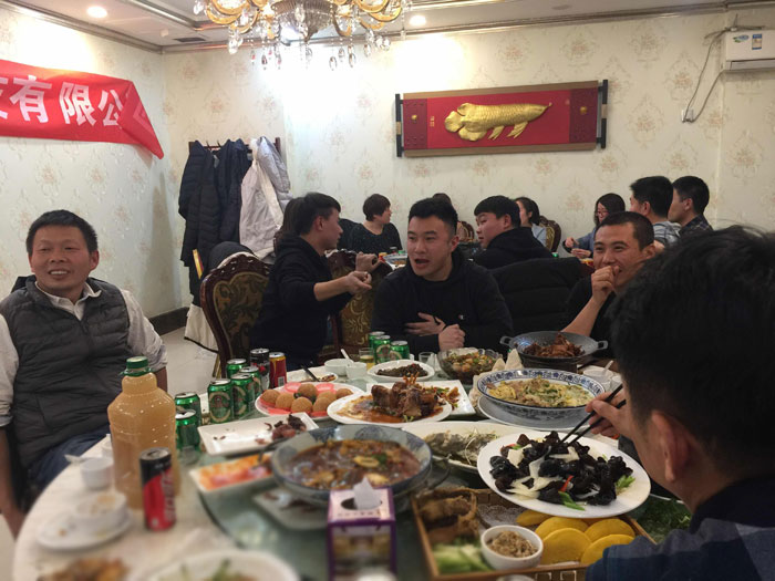 賽尚遮陽2019年春節(jié)放假前聚餐活動(dòng)